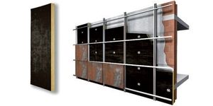 Минерална вата с воал за вентилируеми фасади