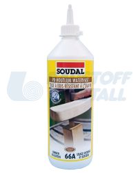 Водоустойчиво полиуретаново лепило за дърво Soudal 66А D4 750 мл