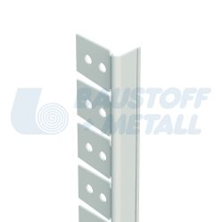 Ъгъл PVC за свод едностранно, рамо 13х33 мм, Протектор 03768, дължина 3м, изграждане гипскартон при овални форми, произведено в Германия, 1 брой 3 м