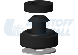 Гумен демпфер за звукоизолация Б+М