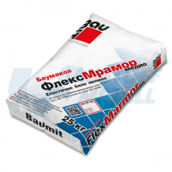 Лепило за камък Баумит Баумакол ФлексМрамор медио 25 кг