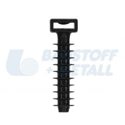 Дюбел за кабелни стяжки 10 x 43.5 мм Ø8 черен 100 бр