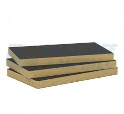 Каменна вата Раватерм FB 50 кг/м³ черен воал, 1200/600 мм, 100 мм, пакет 2.88 м²