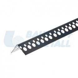 Ъгъл алуминиев, рамо 23/23 мм, дължина 3.0 м, за оформяне, укрепване и заздравяване на ъгли за сухо строителство, 1 брой 3 м