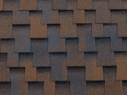 Битумни керемиди BTM Dragon Flex гъвкава SBS премиум клас, цвят медено-кафяв, пакет 3 м²