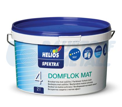 Лак декоративни техники Helios Spektra Domflok lak MAT кофа 2 л