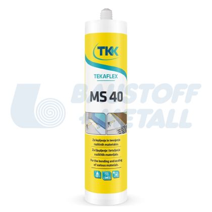 Лепило уплътнител TKK MS 40 290 мл, ЧЕРЕН RAL 9011