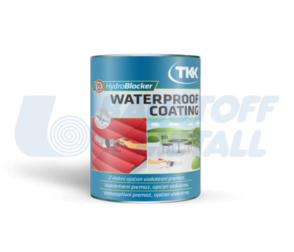 Хидроизолация TKK HydroBlocker Waterproof Coating сив с фибри 1л
