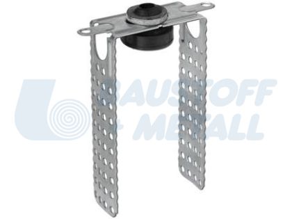 Директен окачвач акустичен с гумен демпфер Кнауф 120 мм