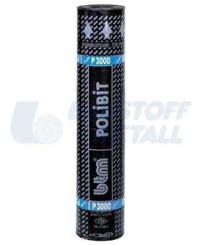 Хидроизолация битумна BTM P 3000 3 кг (-5°С), ролка 10 м²