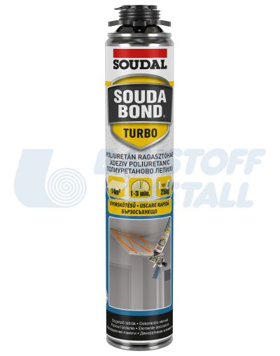 Полиуретаново лепило Soudal Soudabond Turbo пистолетно 750 мл