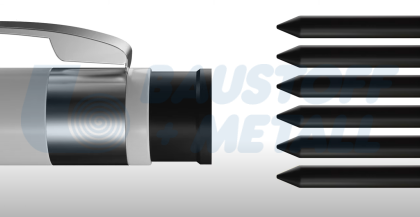 Резервни пълнители за автоматичен строителен молив Knauf графит сиви кутия 6 бр