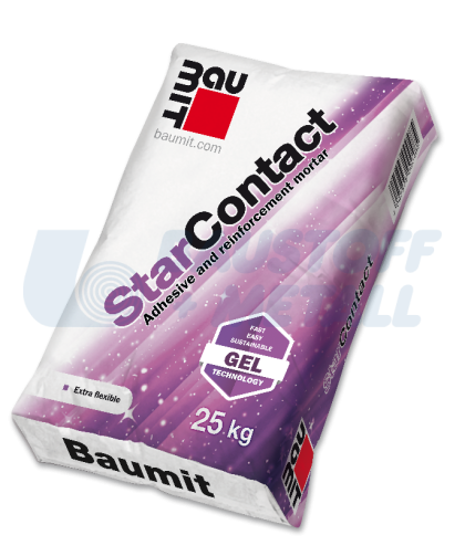 Лепило и шпакловка Баумит СтарКонтакт бял Гел 25 кг