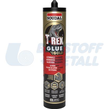 Монтажно лепило подсилено с фибри Soudal T-REX Gold 290 мл