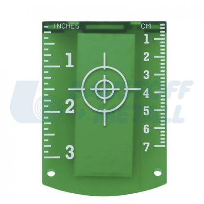 Мишена за лазер зелена SOLA ZLM-G magnetic, 100х70х19 мм
