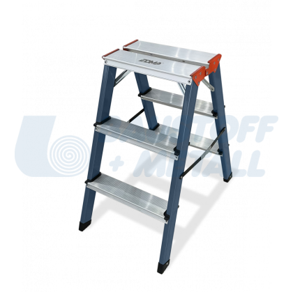 Стълба табуретка двустранна 3 стъпала EDMA