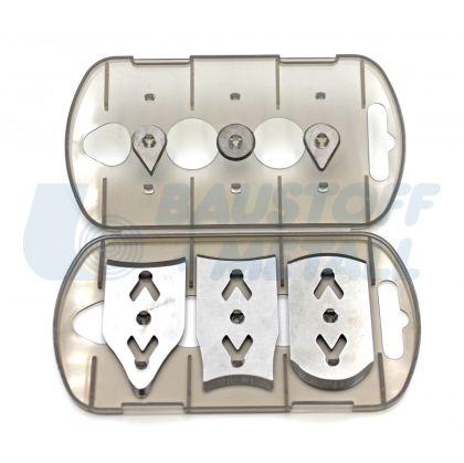 Резервни ножчета за прецизна стъргалка EDMA комплект 6 бр