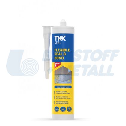 Лепило уплътнител TKK Flexible Seal & Bond 300 мл цвят бял
