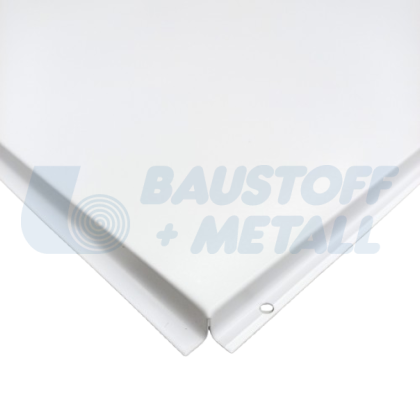 Метално пано SEPA с падащ борд Т24 цвят RAL 9016 неперфорирано гладко 600/600 мм, 1 брой