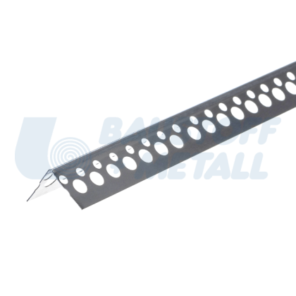 Ъгъл алуминиев, дължина 3.0 м, за оформяне на ъгли за сухо строителство, бюджетно решение, 1 брой 3 м