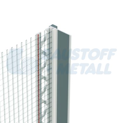 Ъгъл към дограма с мрежа PVC Протектор 37806, произведено в Германия, 1 брой 2.6 м