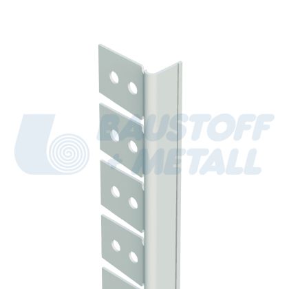 Ъгъл PVC за свод едностранно, рамо 13х33 мм, Протектор 03768, дължина 3м, изграждане гипскартон при овални форми, произведено в Германия, 1 брой 3 м