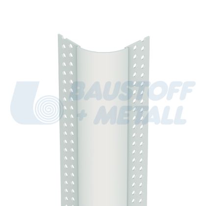 Ъгъл PVC за заоблени ъгли R17 Протектор 03776, дължина 3.05м, оформяне на ъгли за максимална защита на обитателите, произведено в Германия, 1 брой 3,05 м