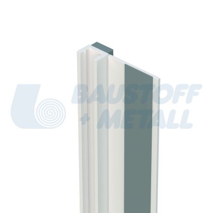 Профил PVC към дограма 9 мм Протектор 37104, дължина 2.6 м, връзка на вътрешни мазилки към дограма, произведено в Германия, 1 брой 2,6 м