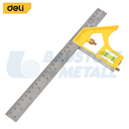 Прав комбиниран ъгъл с нивелир 300 мм