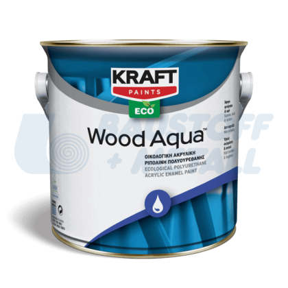 Полиуретанов емайлак на водна основа Kraft Wood Aqua Eko, Мат А, 0,75 л