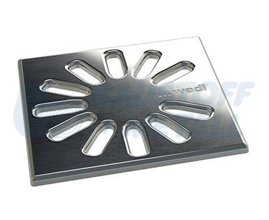 Решетка за сифон баня квадрат ВЕДИ Fundo Fino 1.1, 1 бр