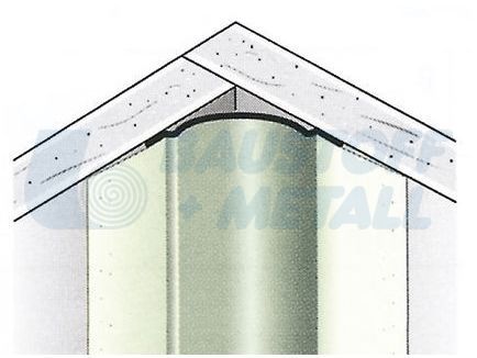 Ъгъл вътрешен Sheetrock заоблен Денвър - 3.05 м