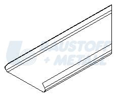 Ламел 84R BE FC Хънтър Дъглас цвят сив - 6.0м