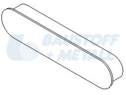Капачка за ламел Хънтър Дъглас 84R, 1 бр