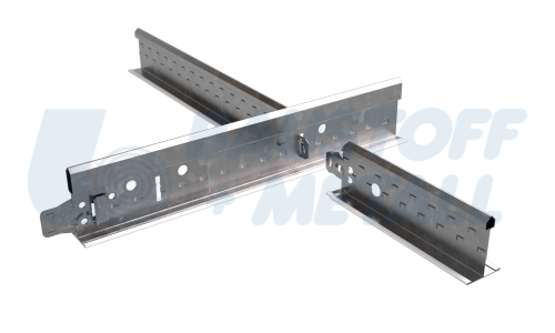 Профил растерен Армстронг Т 24 RAL9006 - 0.6 м