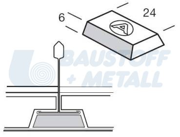 Подложка Армстронг PVC за Т 24, 1 бр