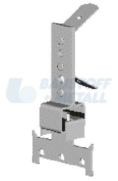 Анкер окачвач за CD с гумен демпфер БМ, 1 бр