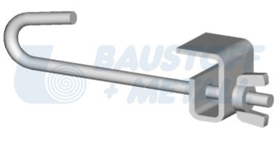 Носеща скоба за валцован профил БМ 130-210мм, 1 бр