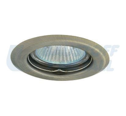 Осв тяло луна d 50 мм драскан хром, 1 бр