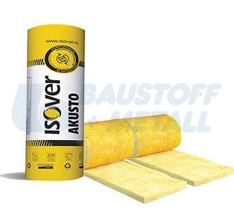 Стъклена вата Изовер Akusto Twin 039 7,5, ламбда λD 0,039, дебелина 7,5 мм, размери 9000х600 мм, ролка 10,8 м²