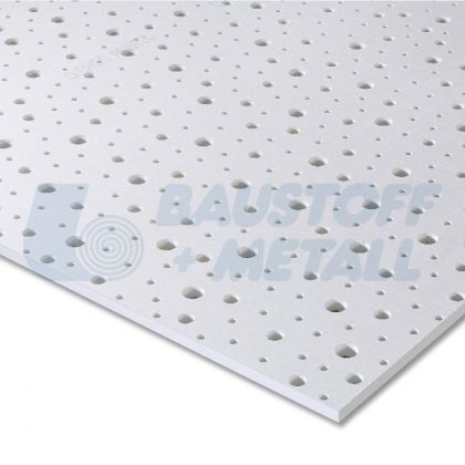 Кнауф Cleaneo Akustik кръгла произволна перфорация 8/15/20 R, размери 1200/1998, черен воал, кант UFF, лист 2.3976 м²