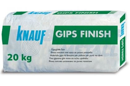 Шпакловъчна маса  Кнауф Гипс Финиш, торба 20 кг