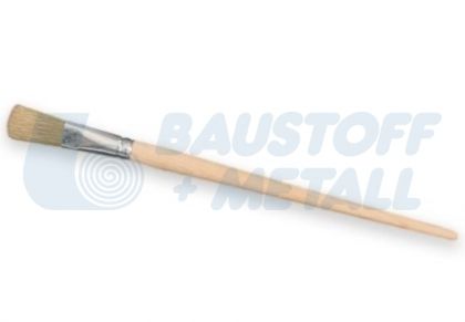 Четка с дървена дръжка размер 20 с бял косъм, 1 брой