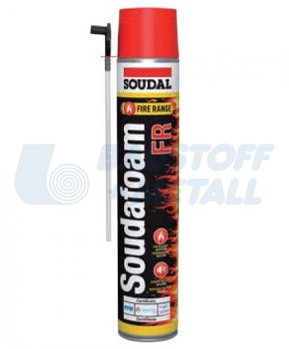 Полиуретанова пяна ръчна огнеопорна Soudal 750 мл