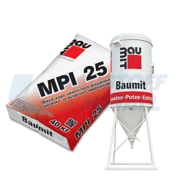 Вароциментова мазилка Баумит MPI 25 силоз