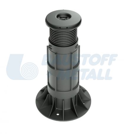 Дистанционер стойка краче за двоен под 40-56 мм 185 + нивелираща глава плоска 186P, 1 комплект