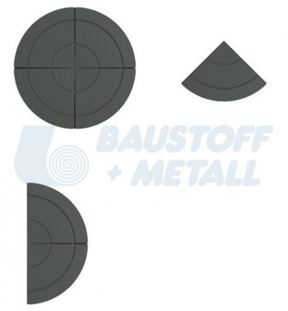 Подложка  хоризонтиране за дистанционери стойки крачета за двоен под 186.5, 1 брой