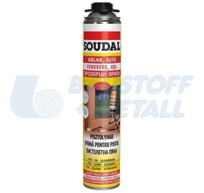Полиуретанова пяна Soudal пистолетна 750 мл