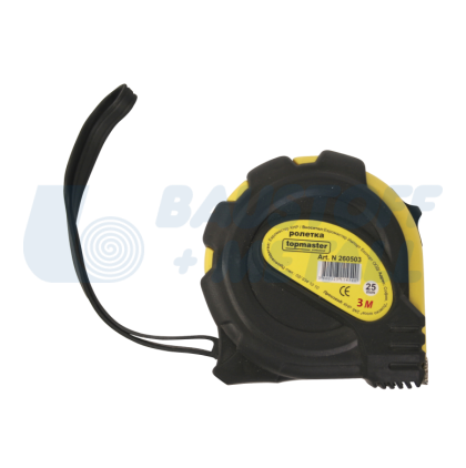 Ролетка магнитна Топ Мастер 3 м, 1 бр