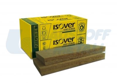 Каменна вата Изовер PLА 50 кг/м³, λD 0,035, 1000/600 мм, 100 мм, пакет 2.4 м²